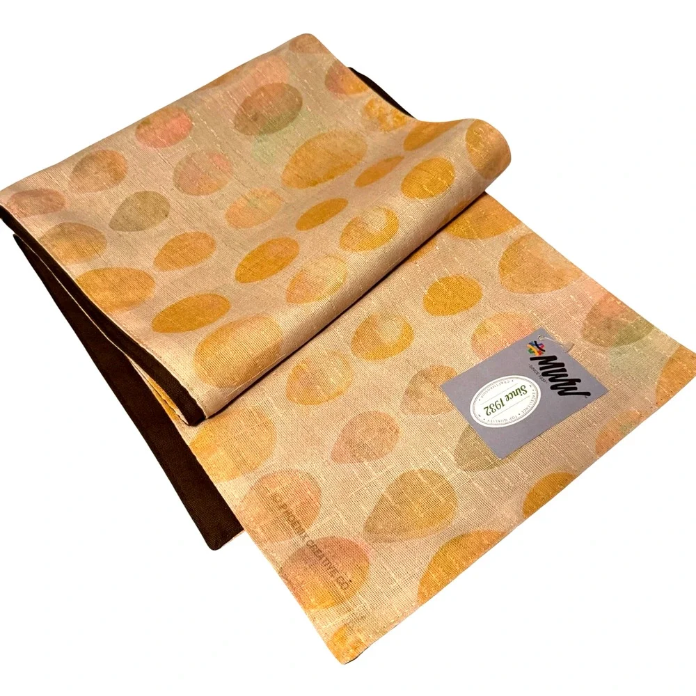 Farmhouse Decor Table Runner Lined Country Home Chicken Eggs Made in USA 72